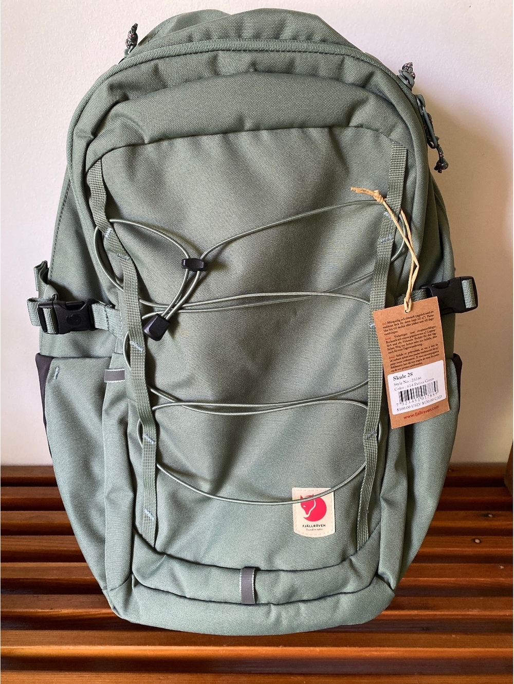 Fjallraven Skule 28L laptop hiking daypack backpack sage green brand new